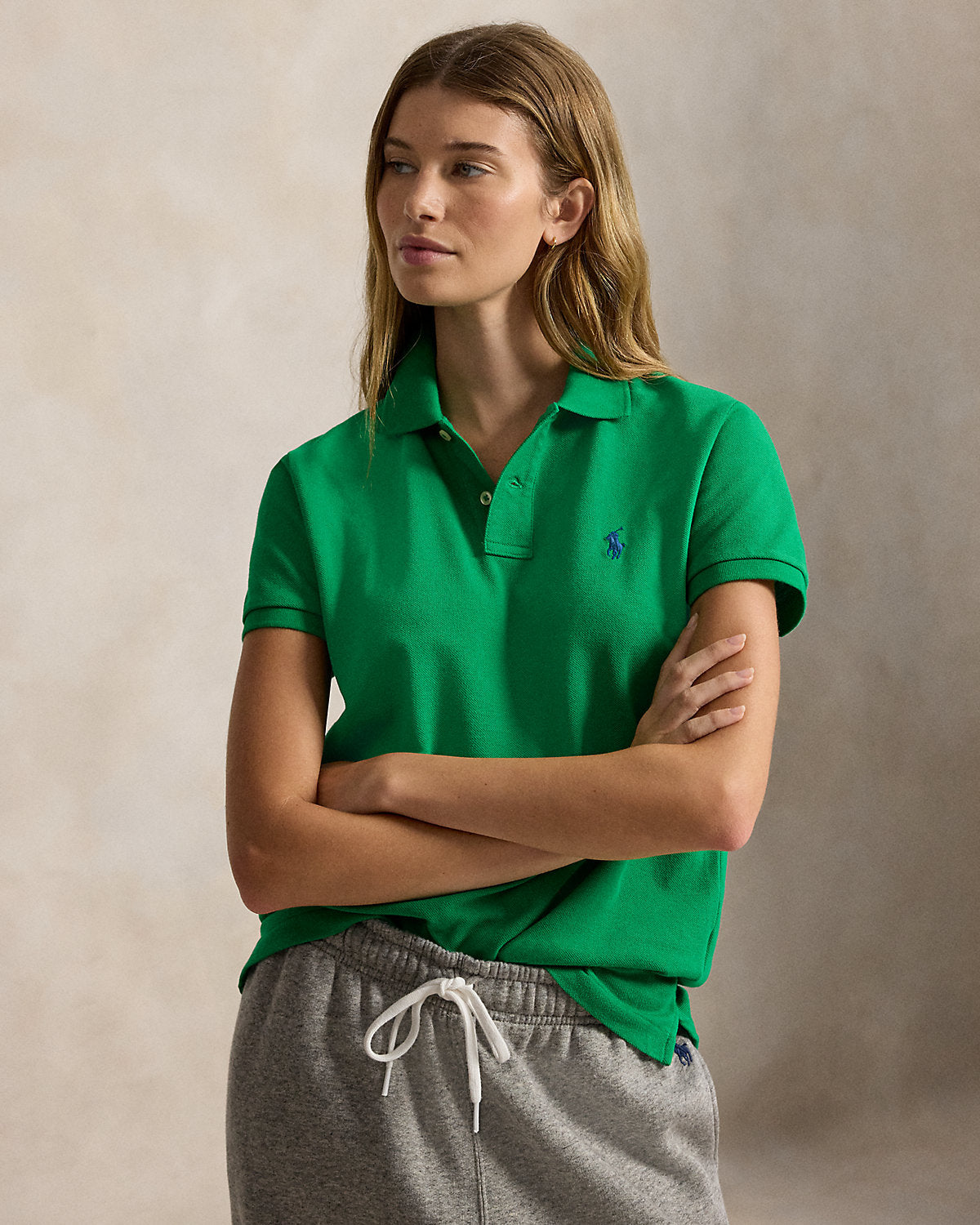 The Iconic Classic Fit Mesh Polo Shirt
