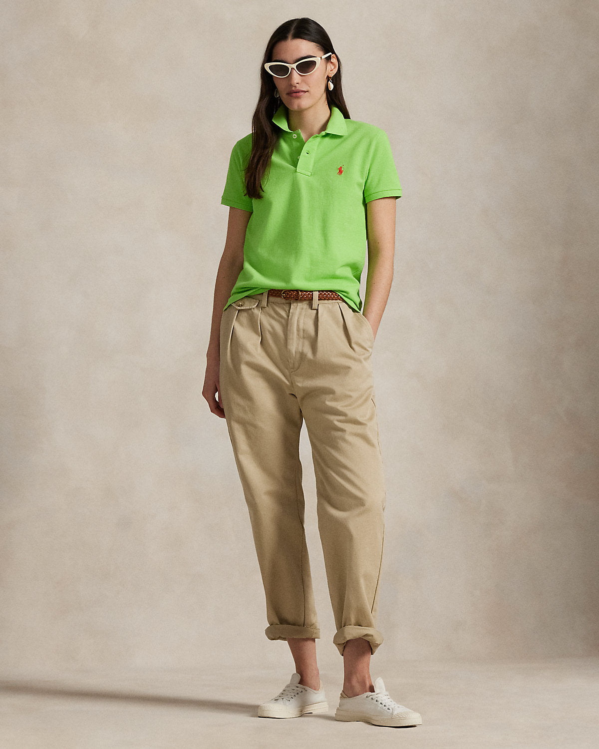The Iconic Classic Fit Mesh Polo Shirt