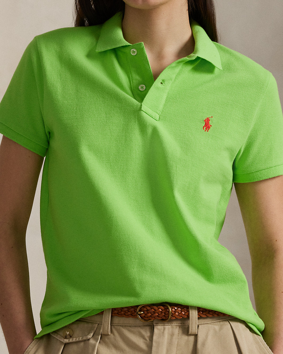 The Iconic Classic Fit Mesh Polo Shirt