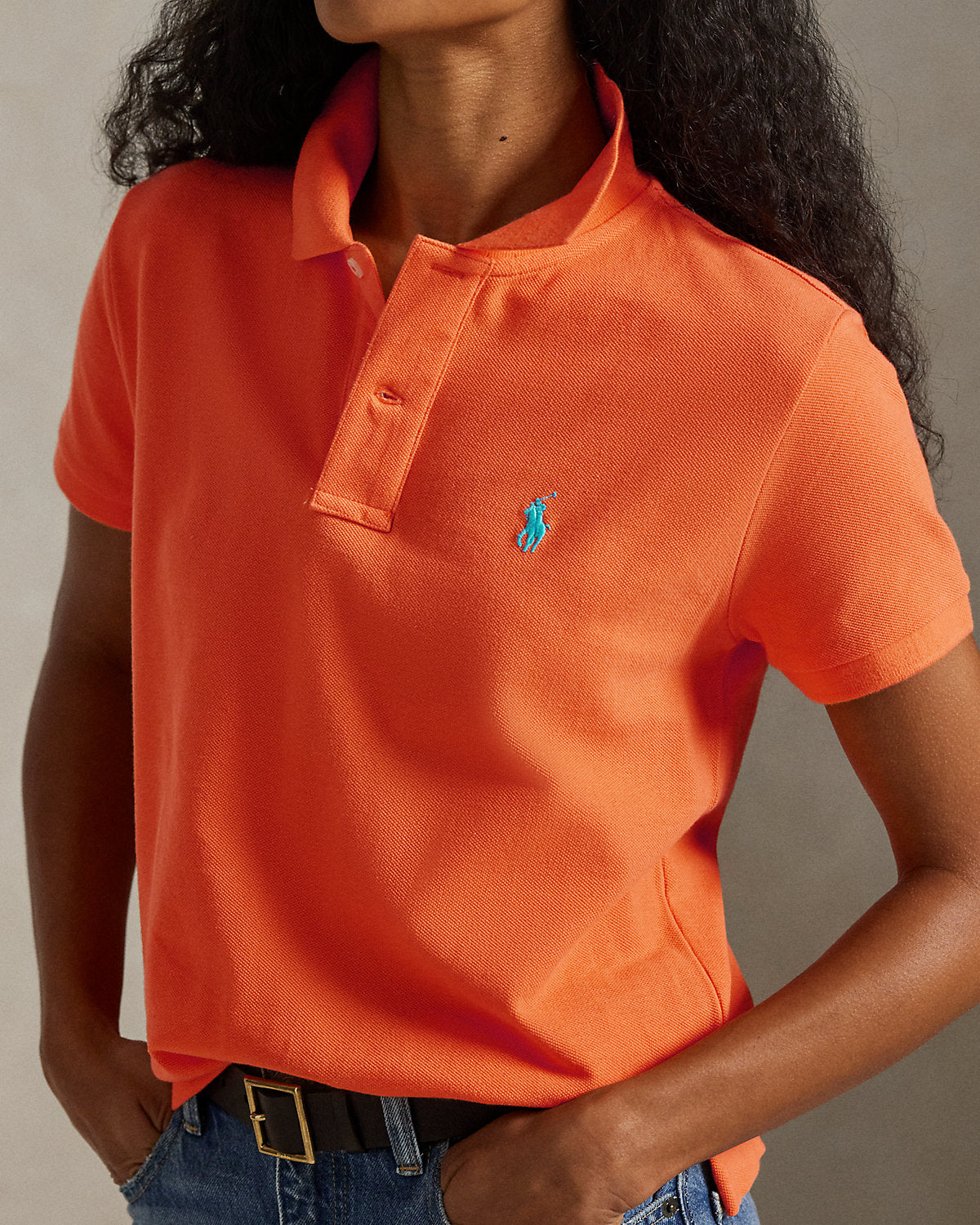 The Iconic Classic Fit Mesh Polo Shirt