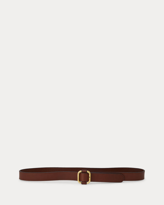 Leather Slide Buckle Belt
