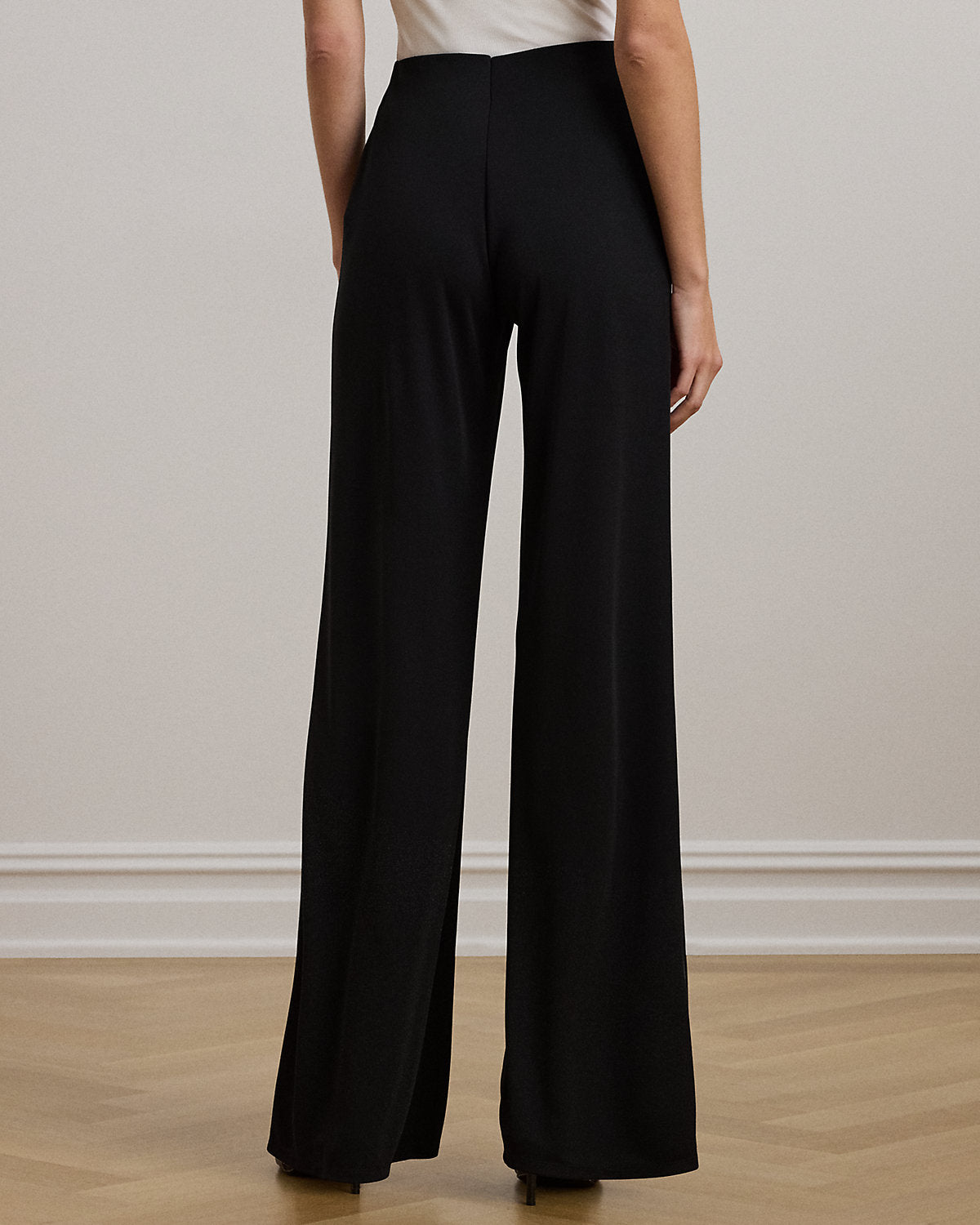 Stretch Jersey Wide-Leg Pant