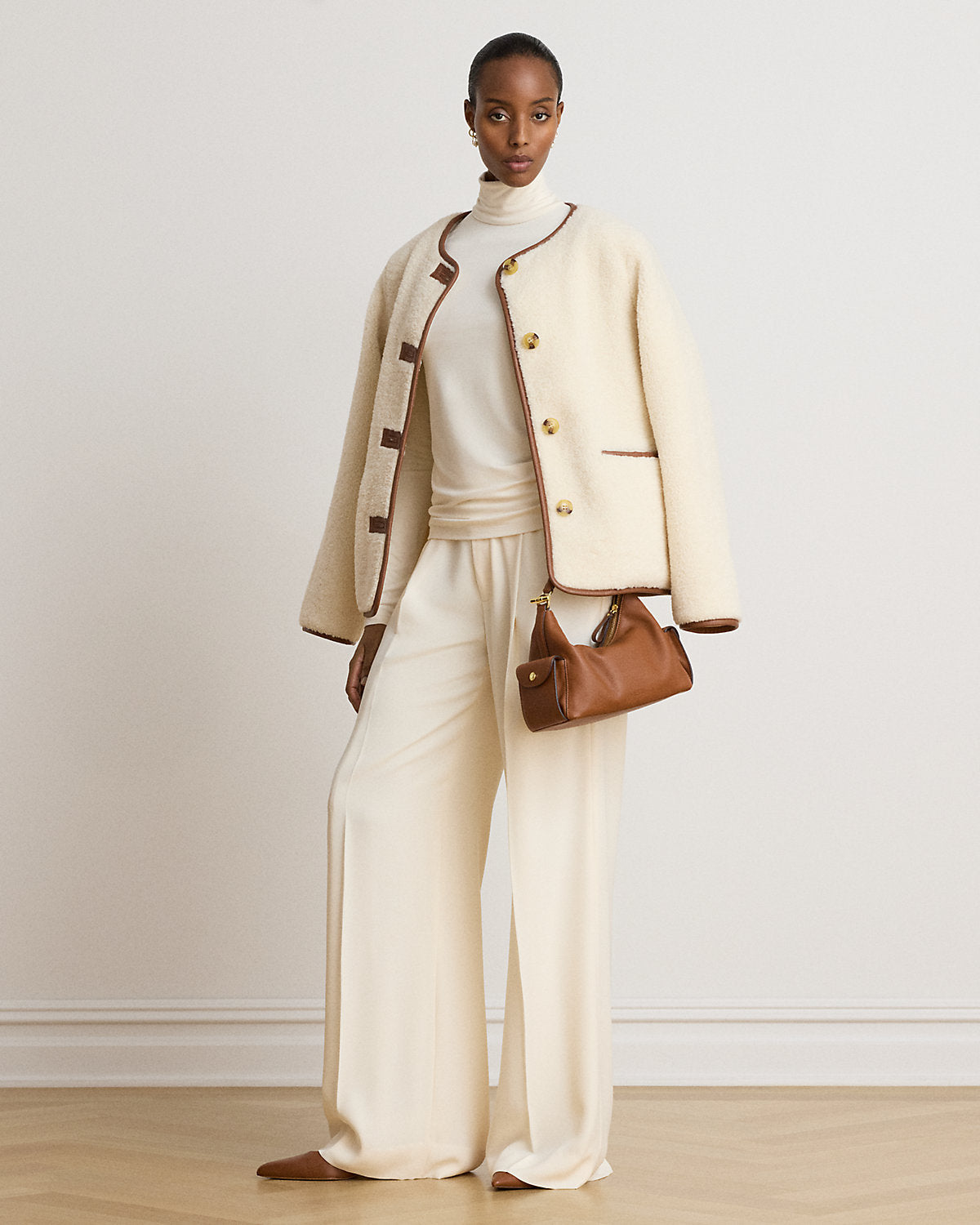Stretch Jersey Turtleneck