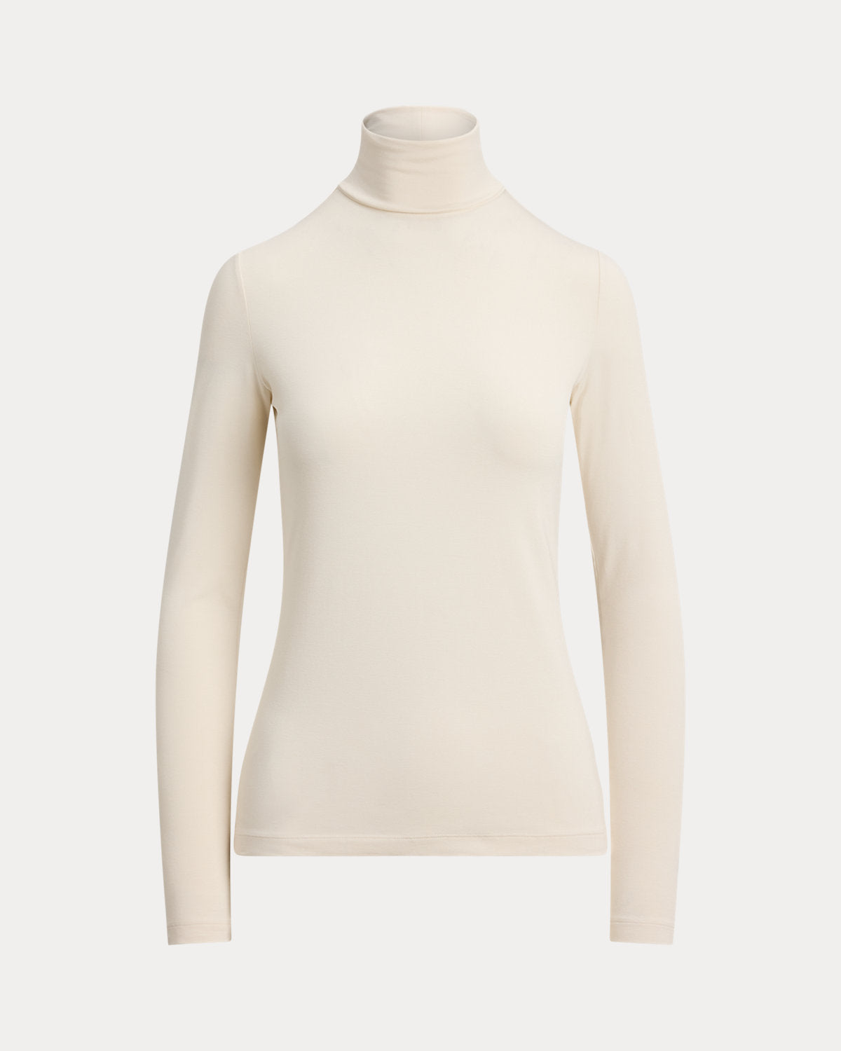 Stretch Jersey Turtleneck