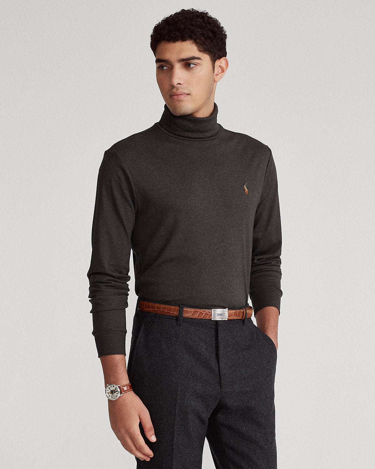 Soft Cotton Turtleneck