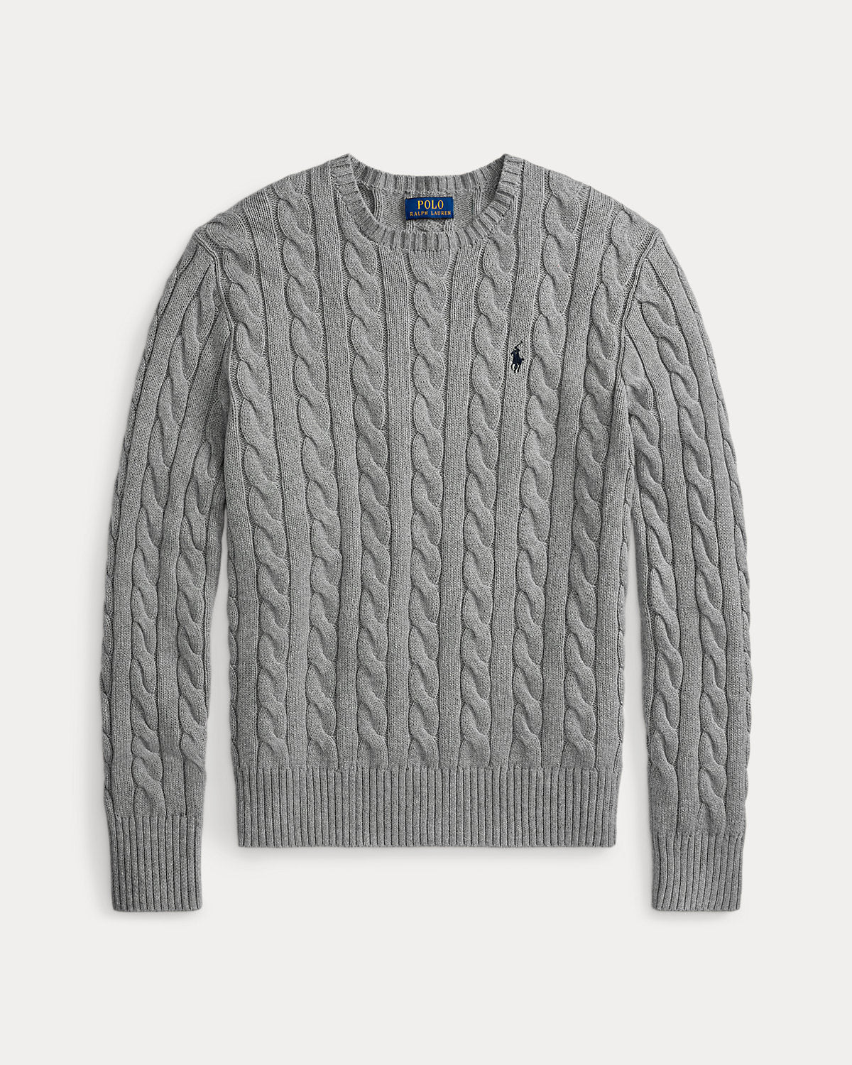 Cable-Knit Cotton Sweater
