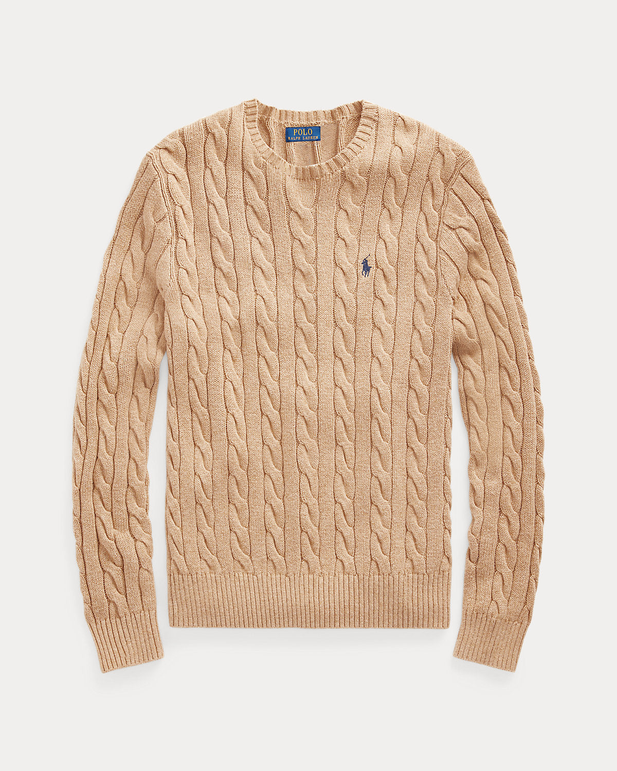 Cable-Knit Cotton Sweater