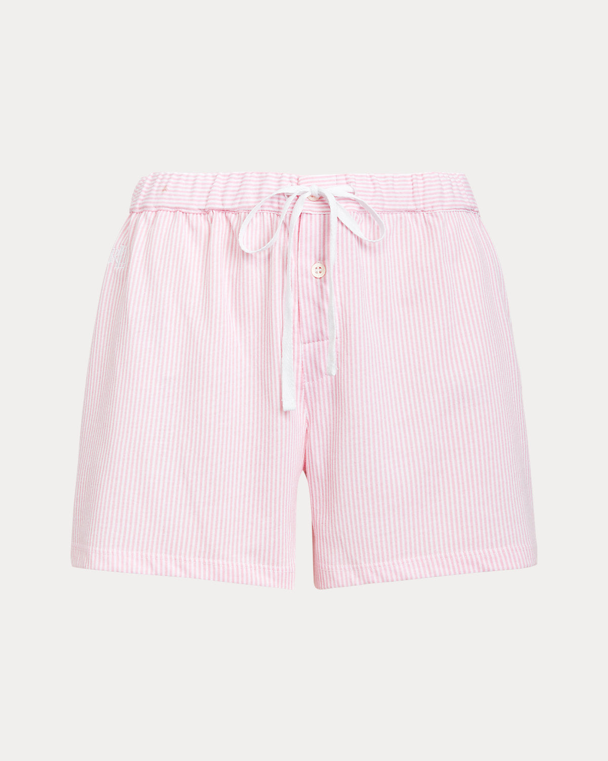 Striped Cotton-Blend Sleep Short