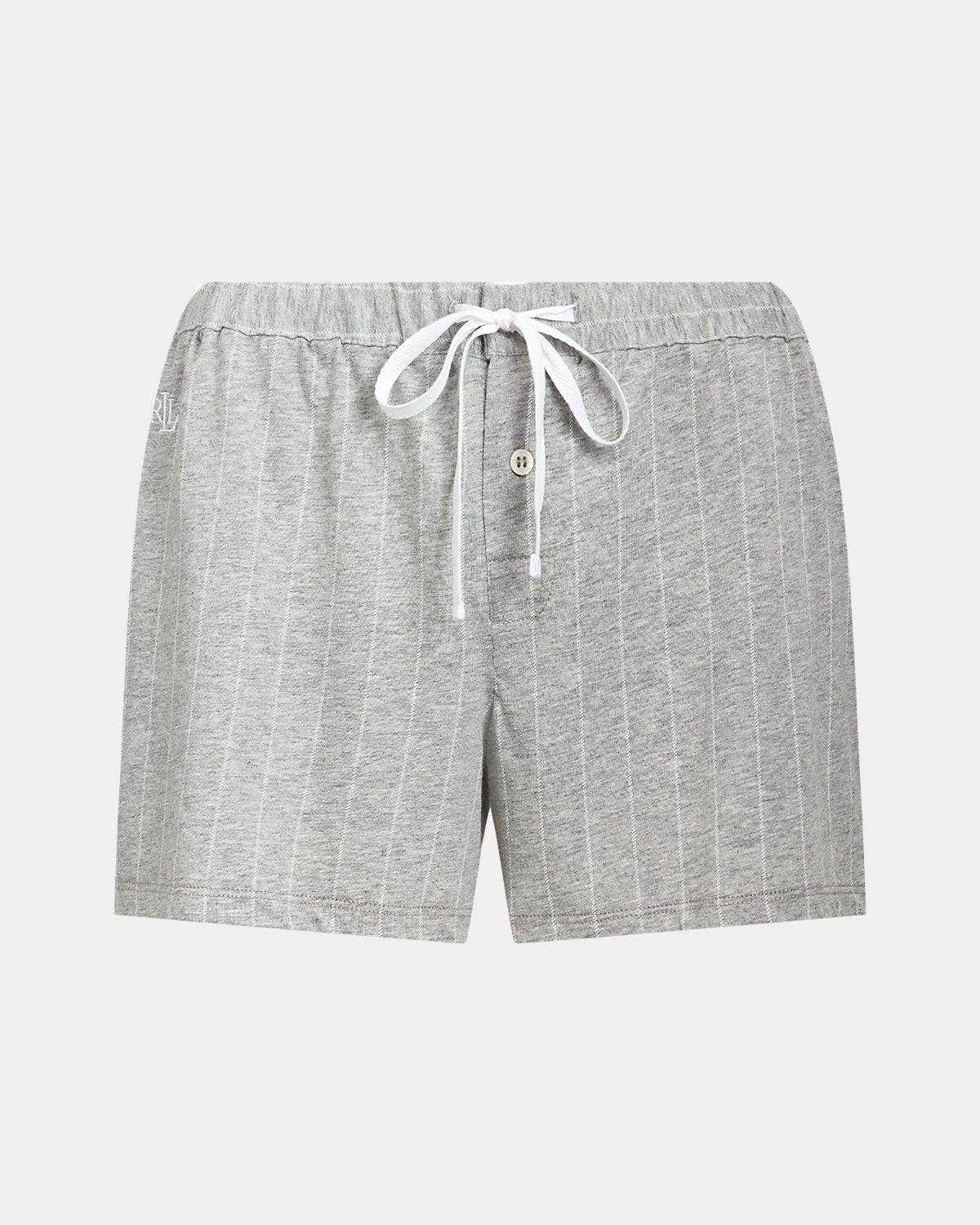 Striped Cotton-Blend Sleep Short