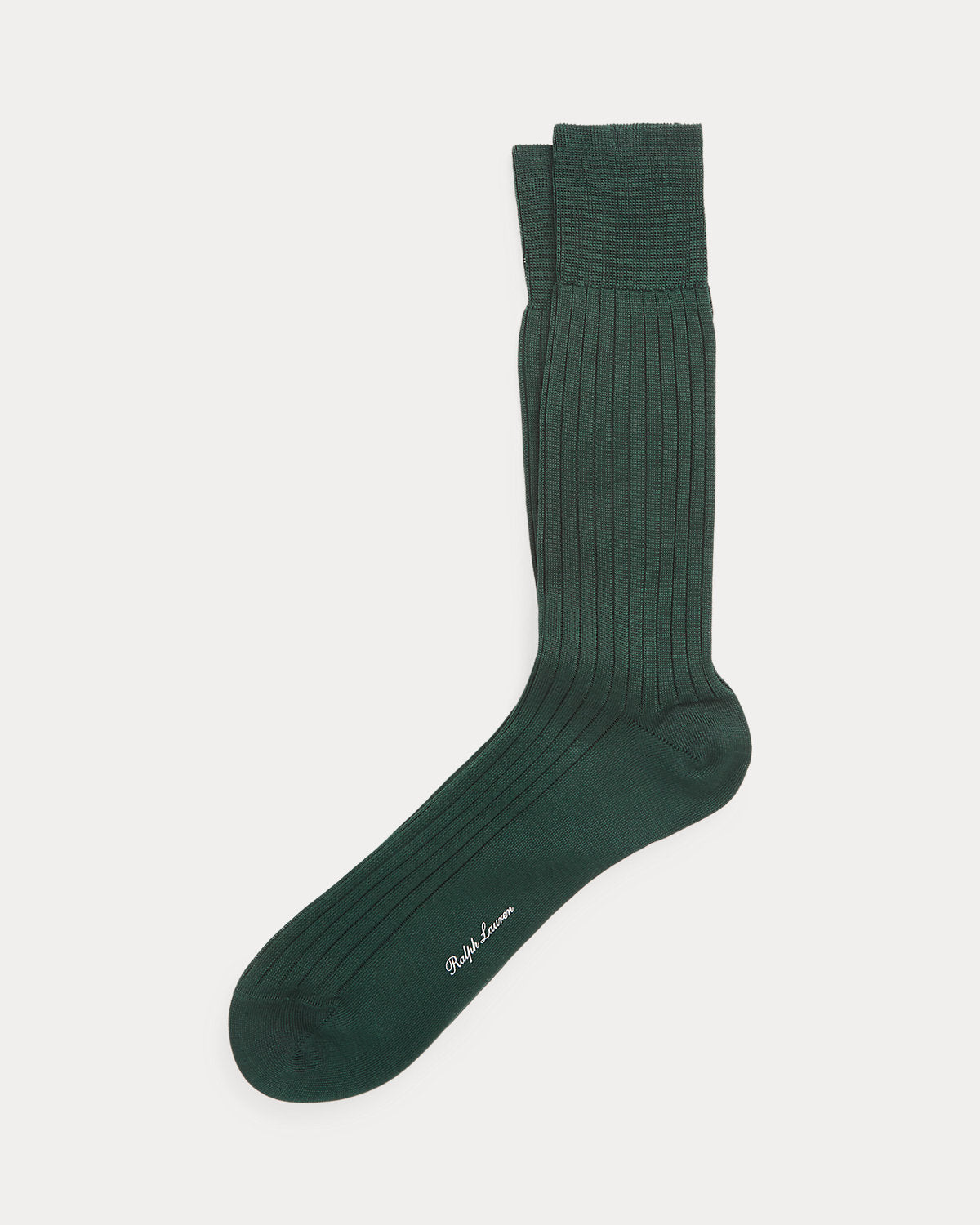 Rib-Knit Cotton Trouser Socks