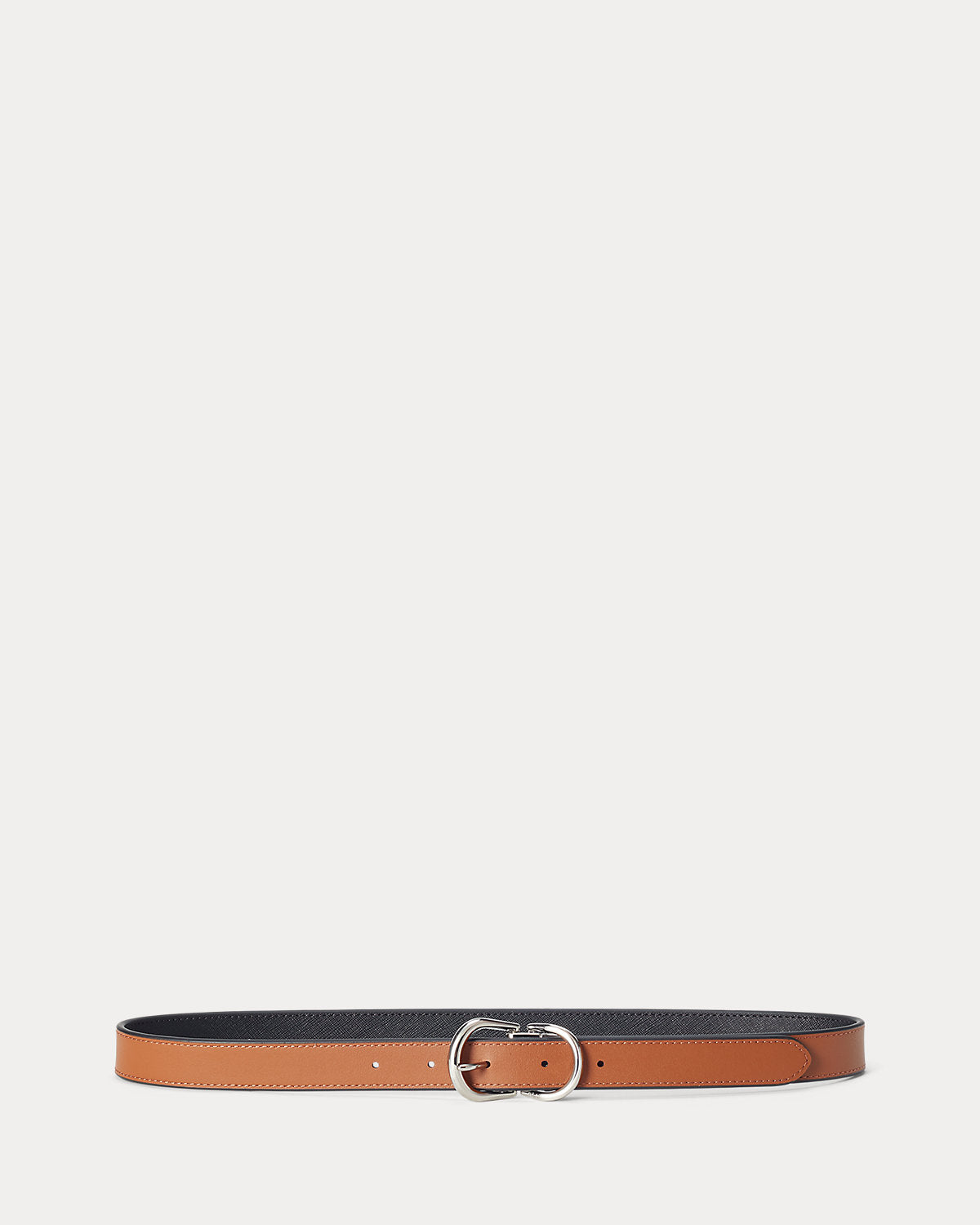 Reversible Crosshatch Leather Belt
