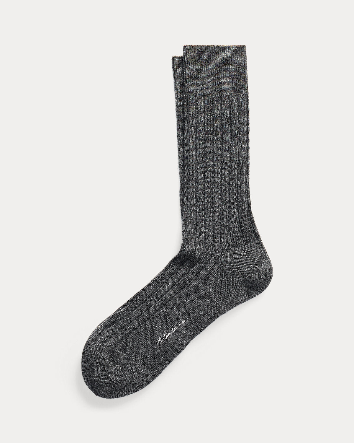 Ribbed Cashmere-Blend Dress Socks
