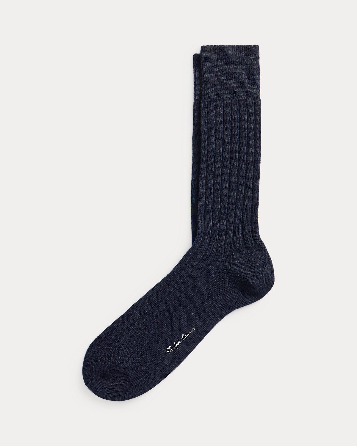 Ribbed Cashmere-Blend Dress Socks