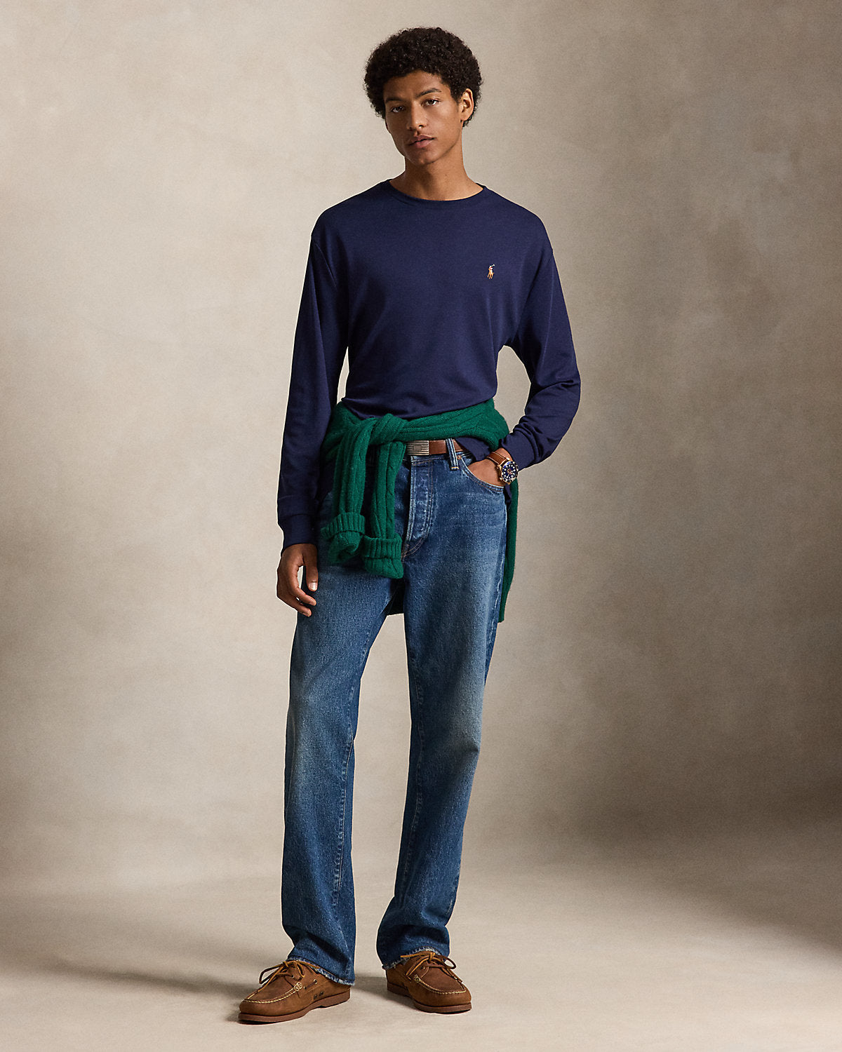 Classic Fit Soft Cotton Crewneck T-Shirt