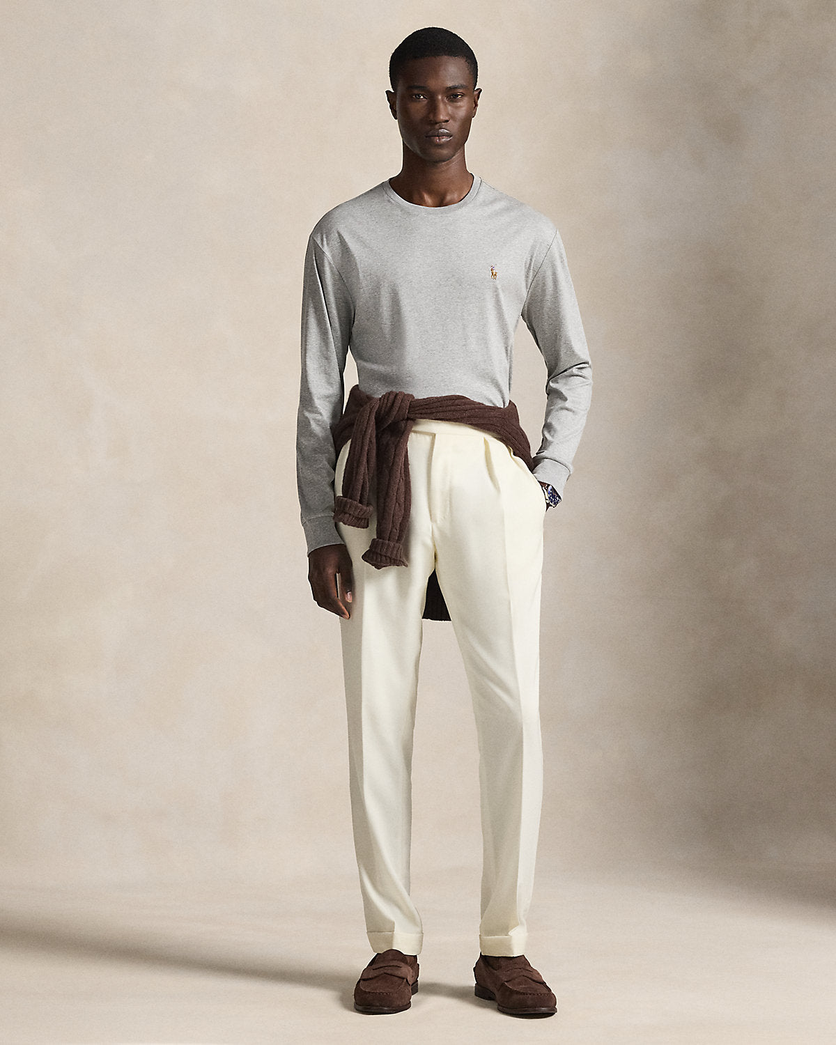 Classic Fit Soft Cotton Crewneck T-Shirt