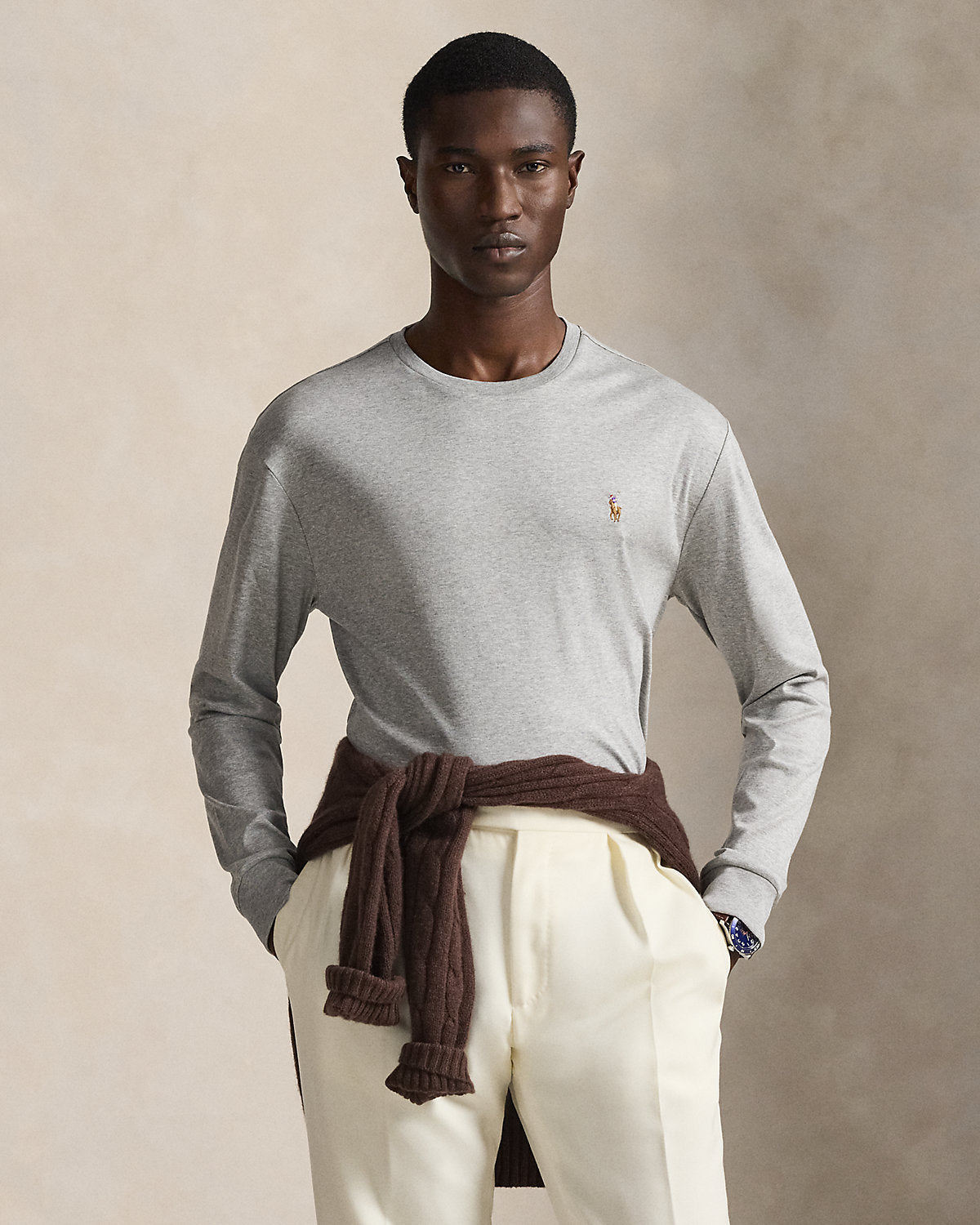 Classic Fit Soft Cotton Crewneck T-Shirt