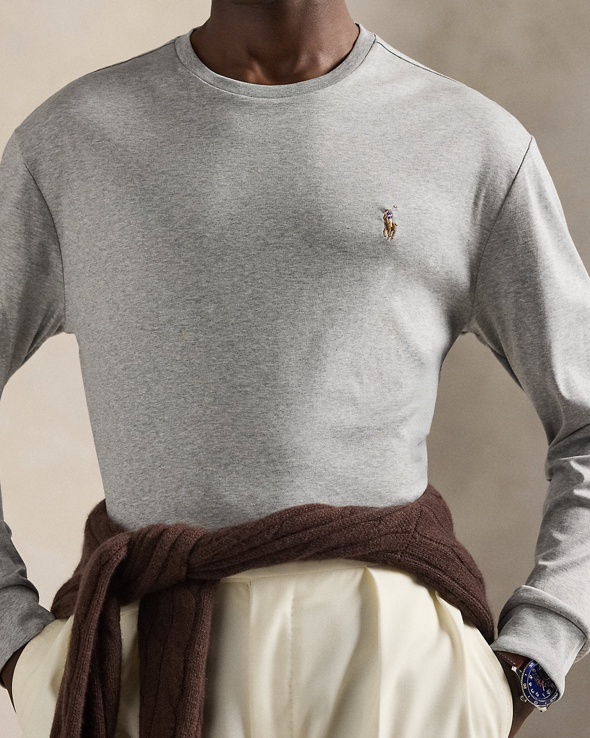 Classic Fit Soft Cotton Crewneck T-Shirt