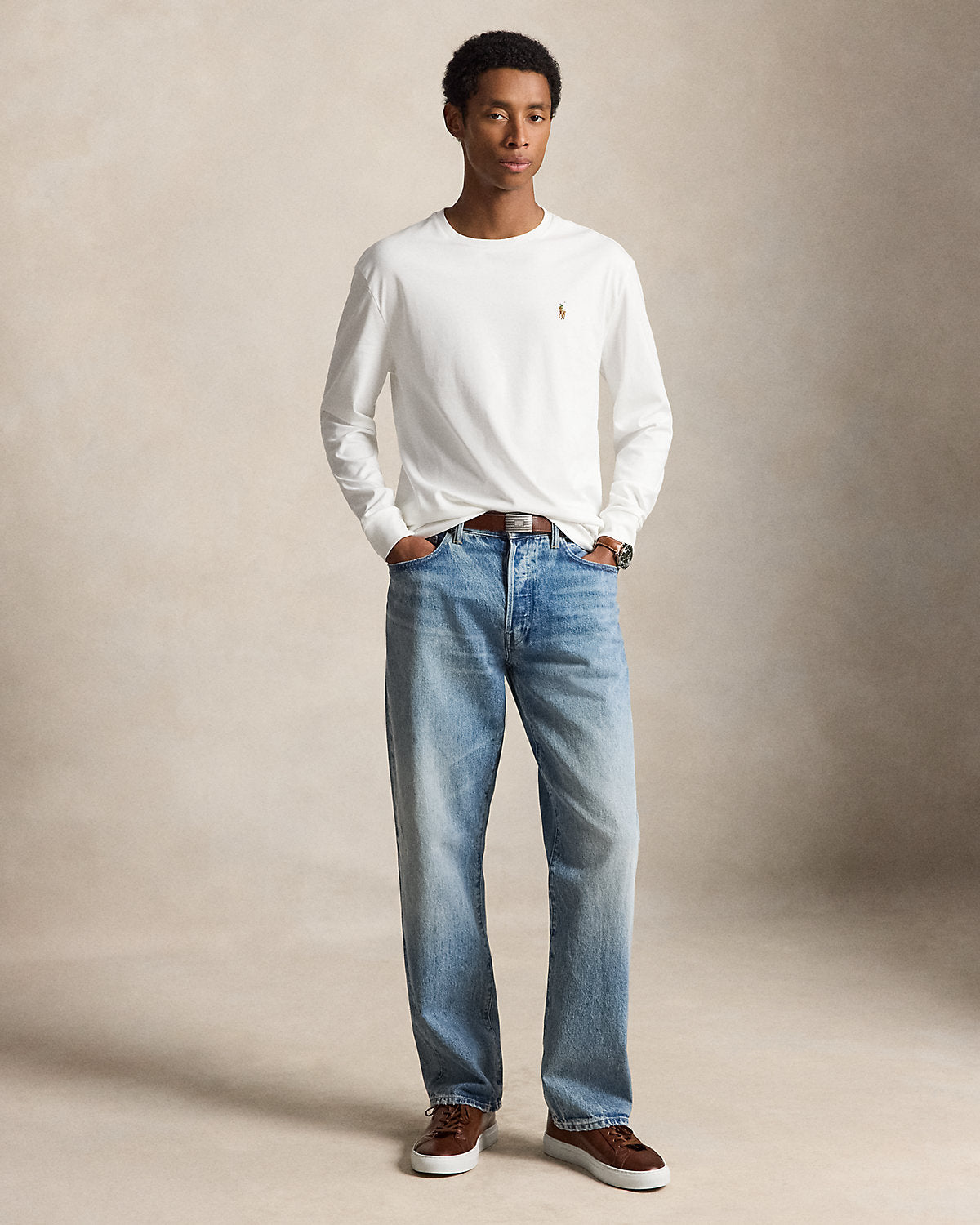 Classic Fit Soft Cotton Crewneck T-Shirt