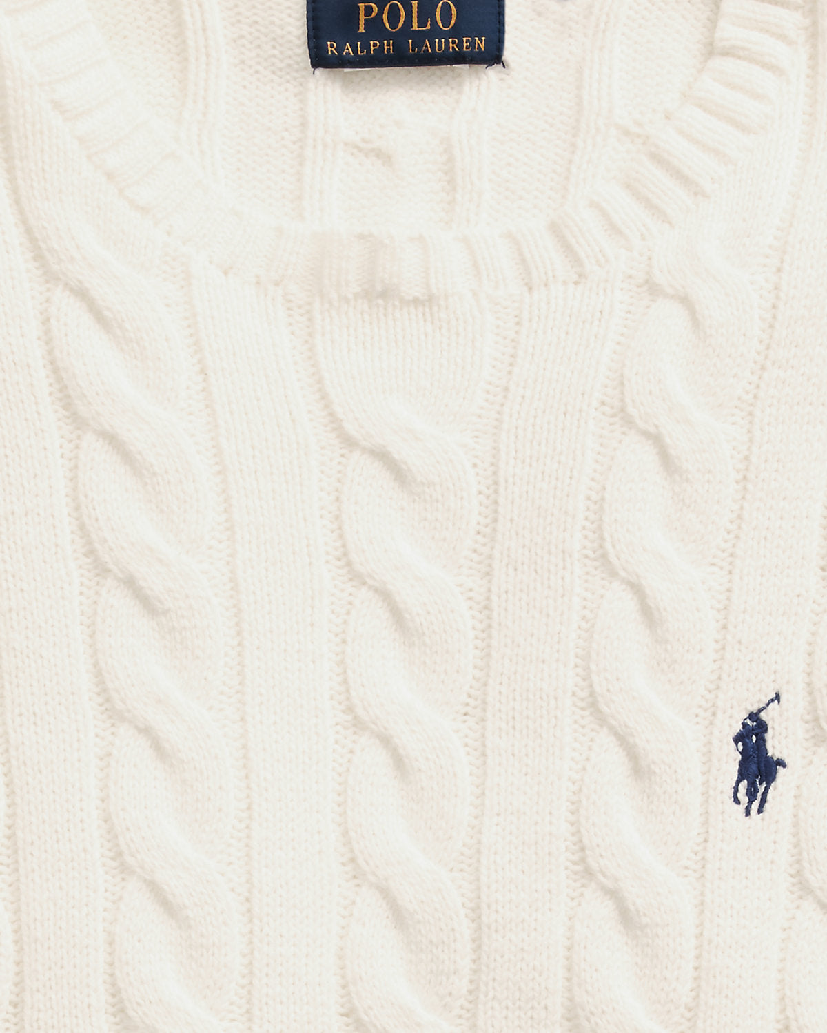 Cable-Knit Cotton Sweater