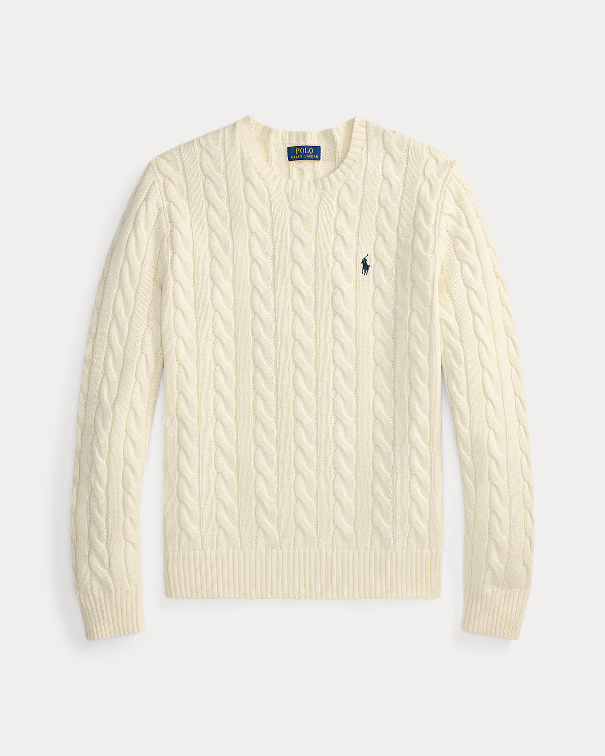 Cable-Knit Cotton Sweater