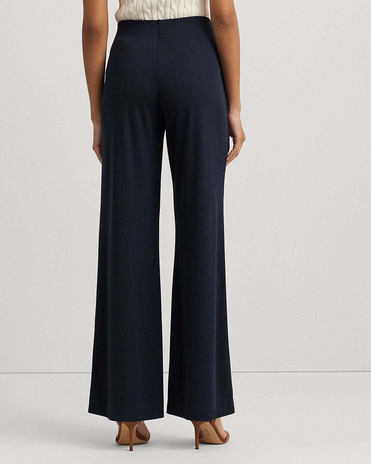 Stretch Jersey Wide-Leg Pant