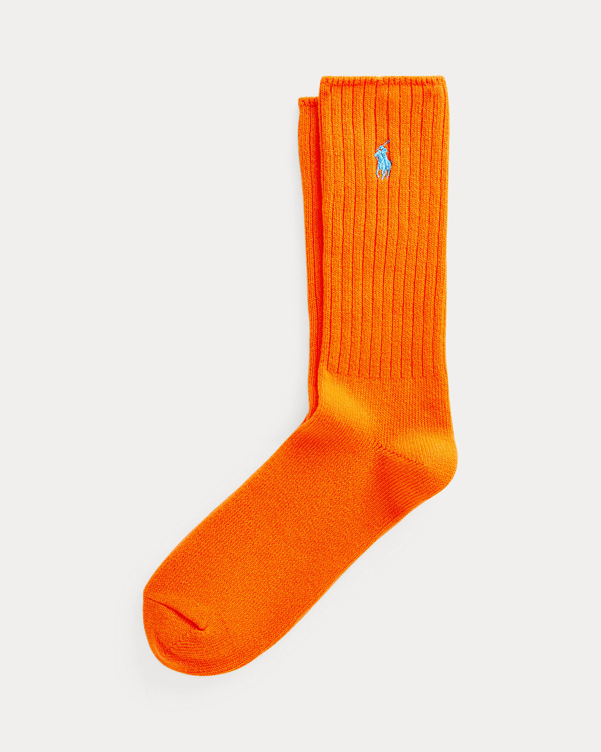 Signature Pony Cotton-Blend Crew Socks