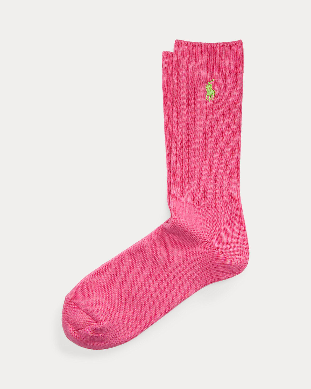 Signature Pony Cotton-Blend Crew Socks