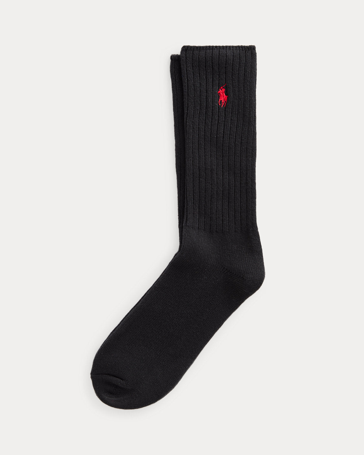 Signature Pony Cotton-Blend Crew Socks