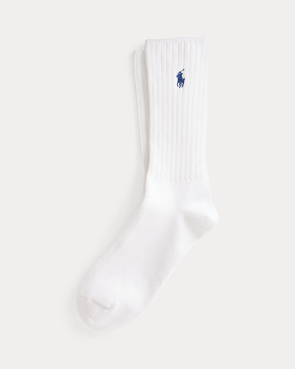 Signature Pony Cotton-Blend Crew Socks