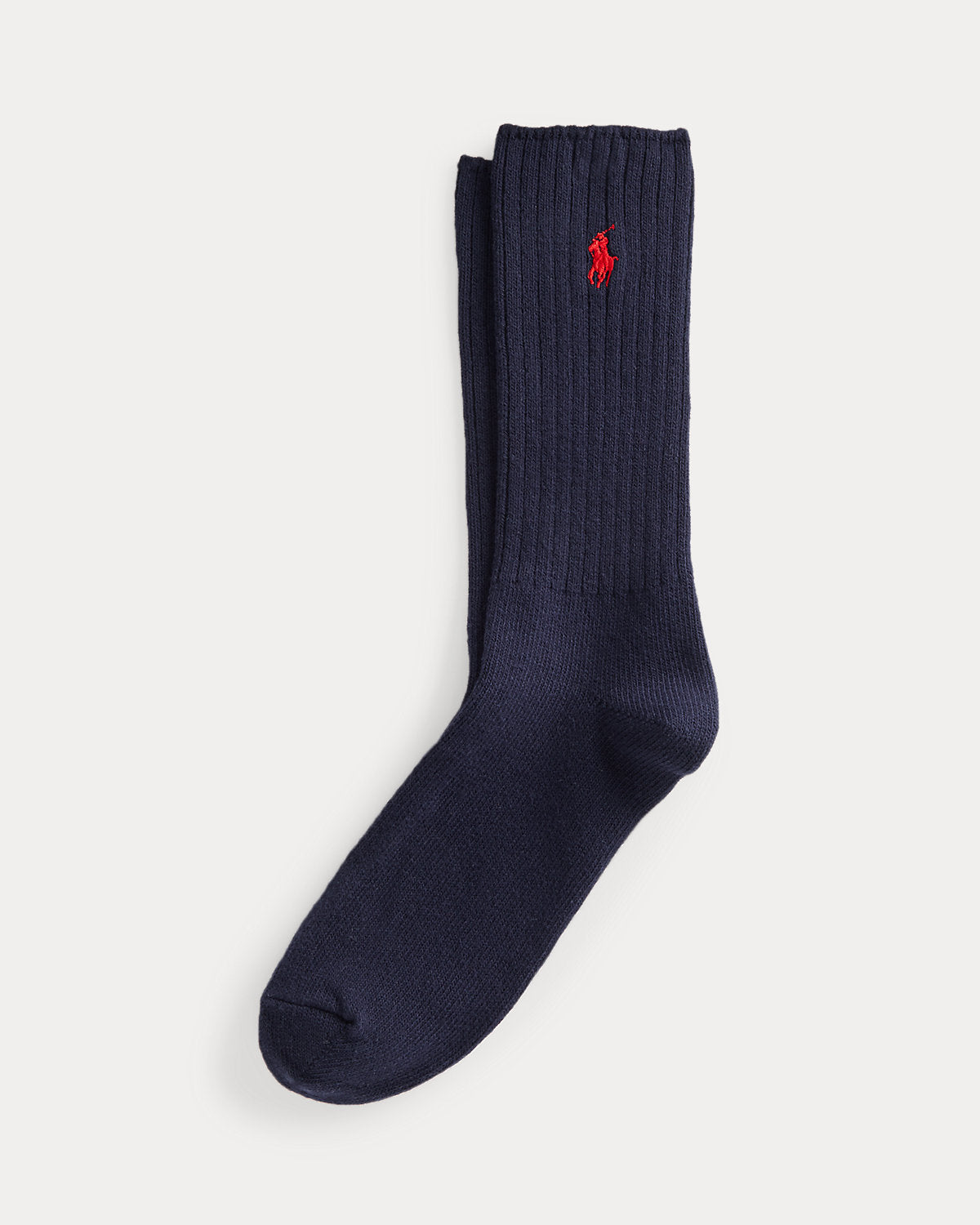 Signature Pony Cotton-Blend Crew Socks