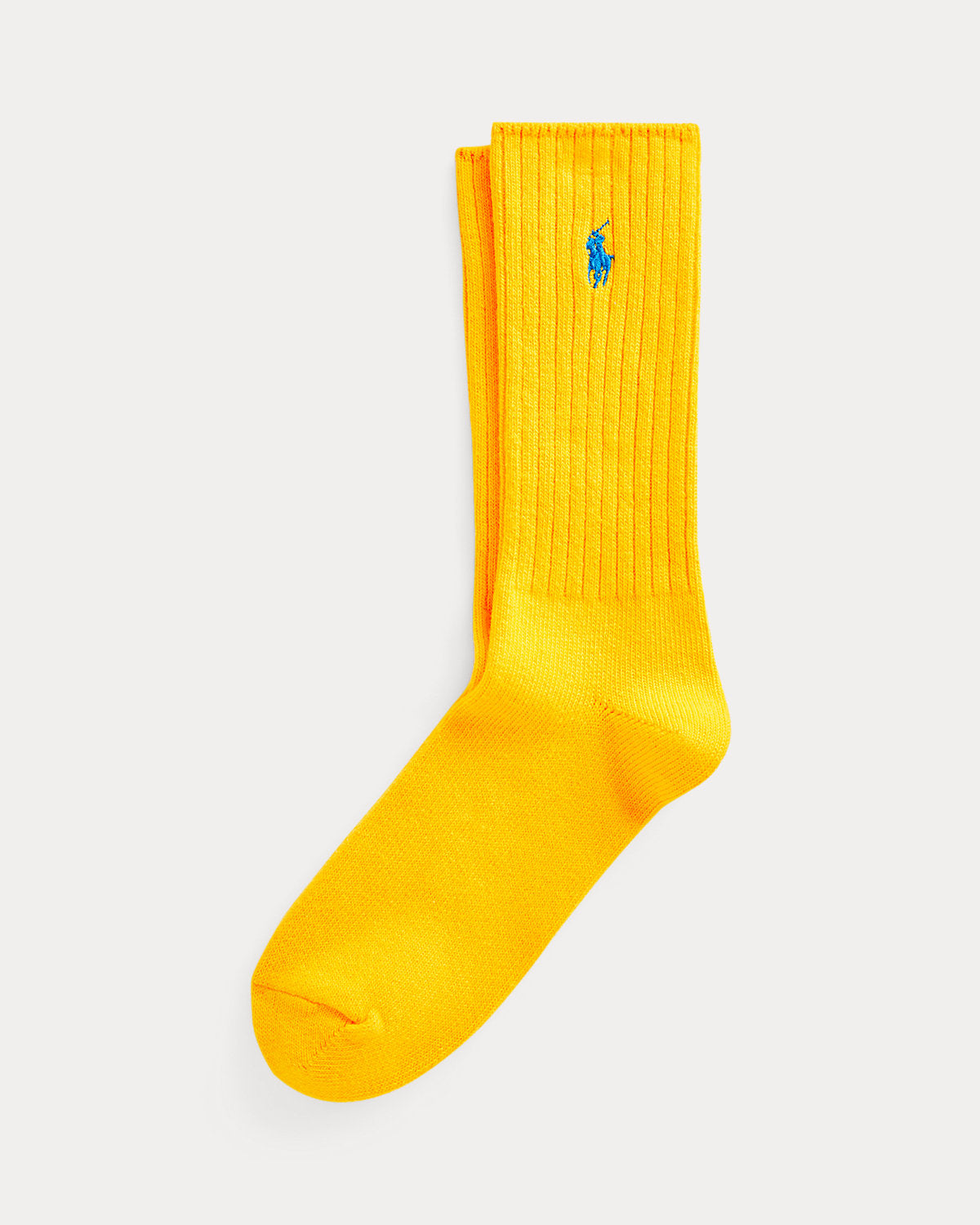 Signature Pony Cotton-Blend Crew Socks
