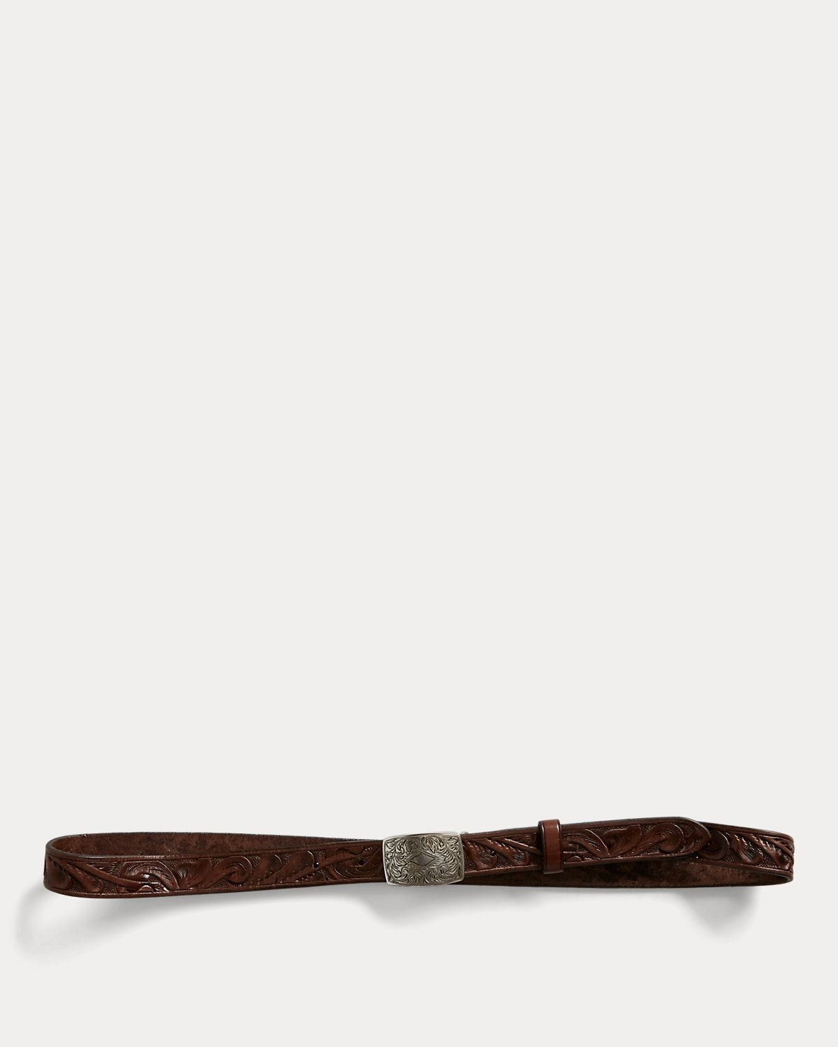 Hand-Tooled Leather Belt
