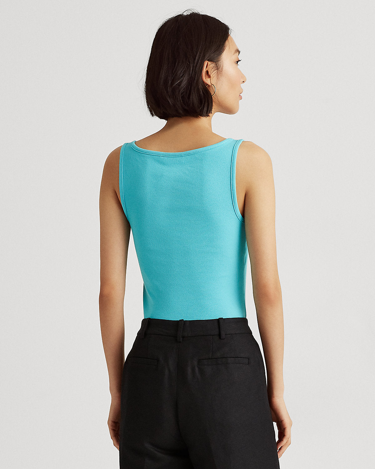 Stretch Cotton Tank Top