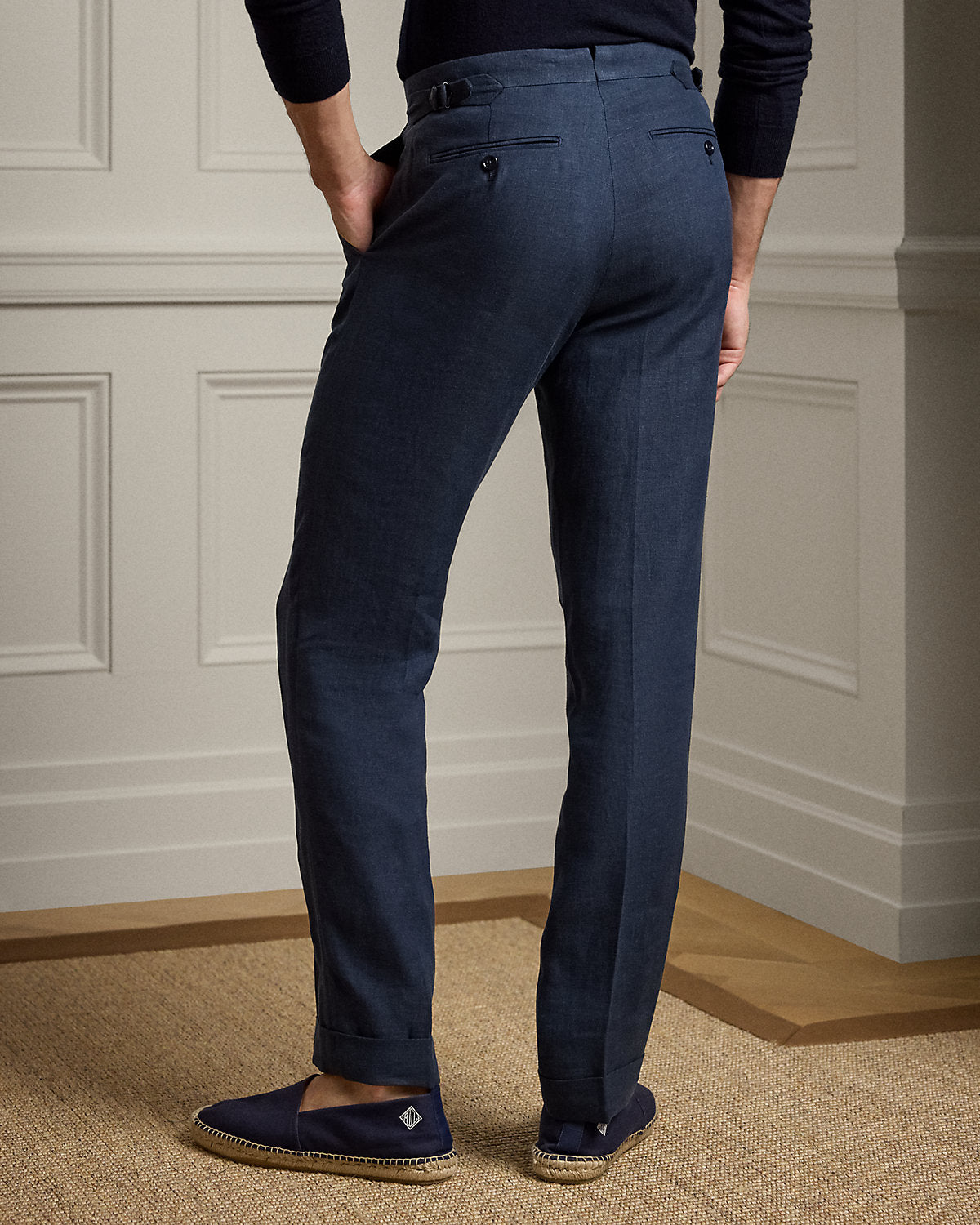 Gregory Hand-Tailored Linen Trouser