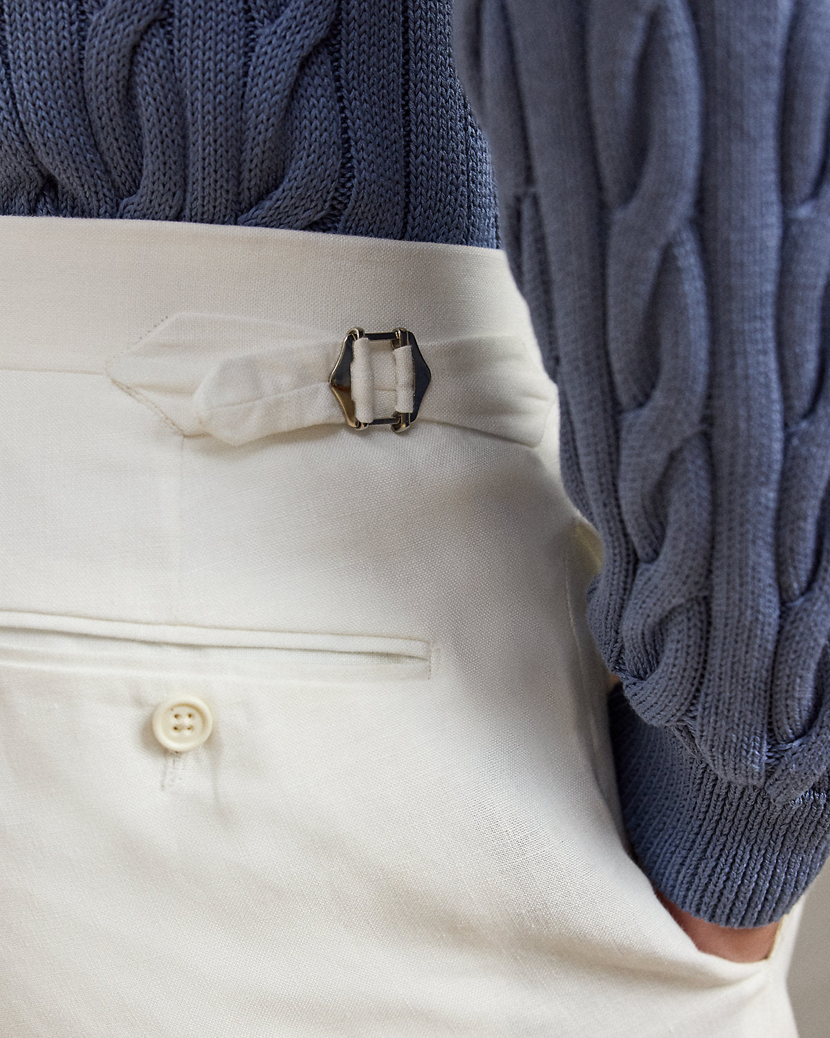 Gregory Hand-Tailored Linen Trouser