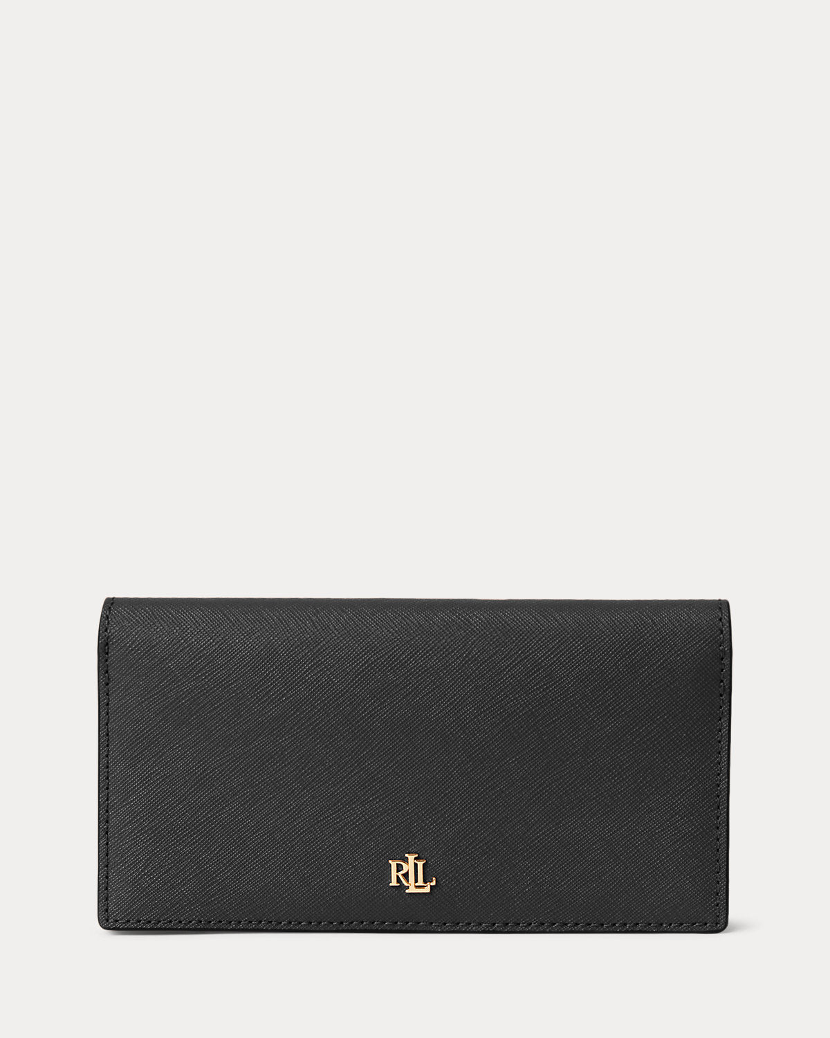 Crosshatch Leather Slim Wallet
