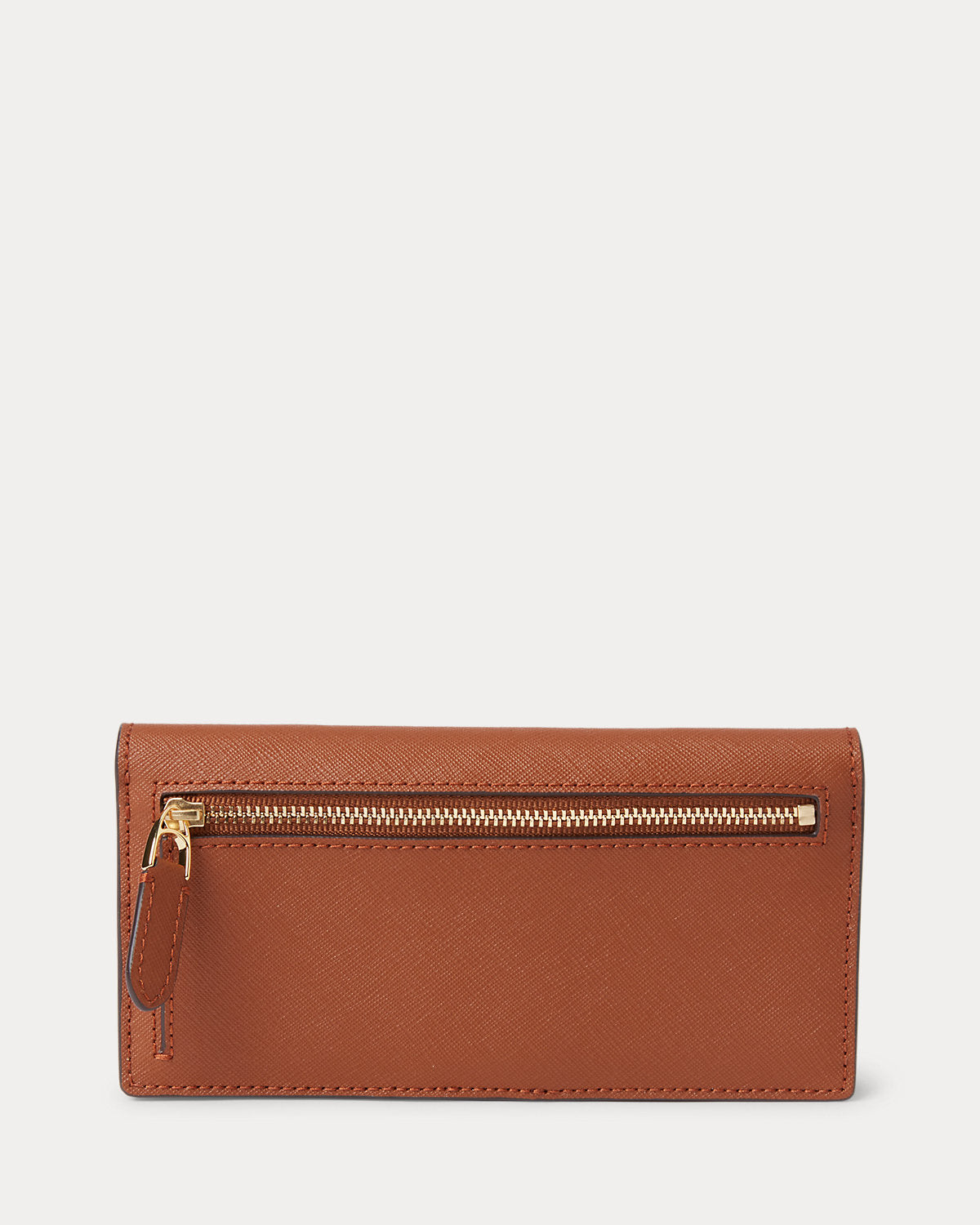 Crosshatch Leather Slim Wallet