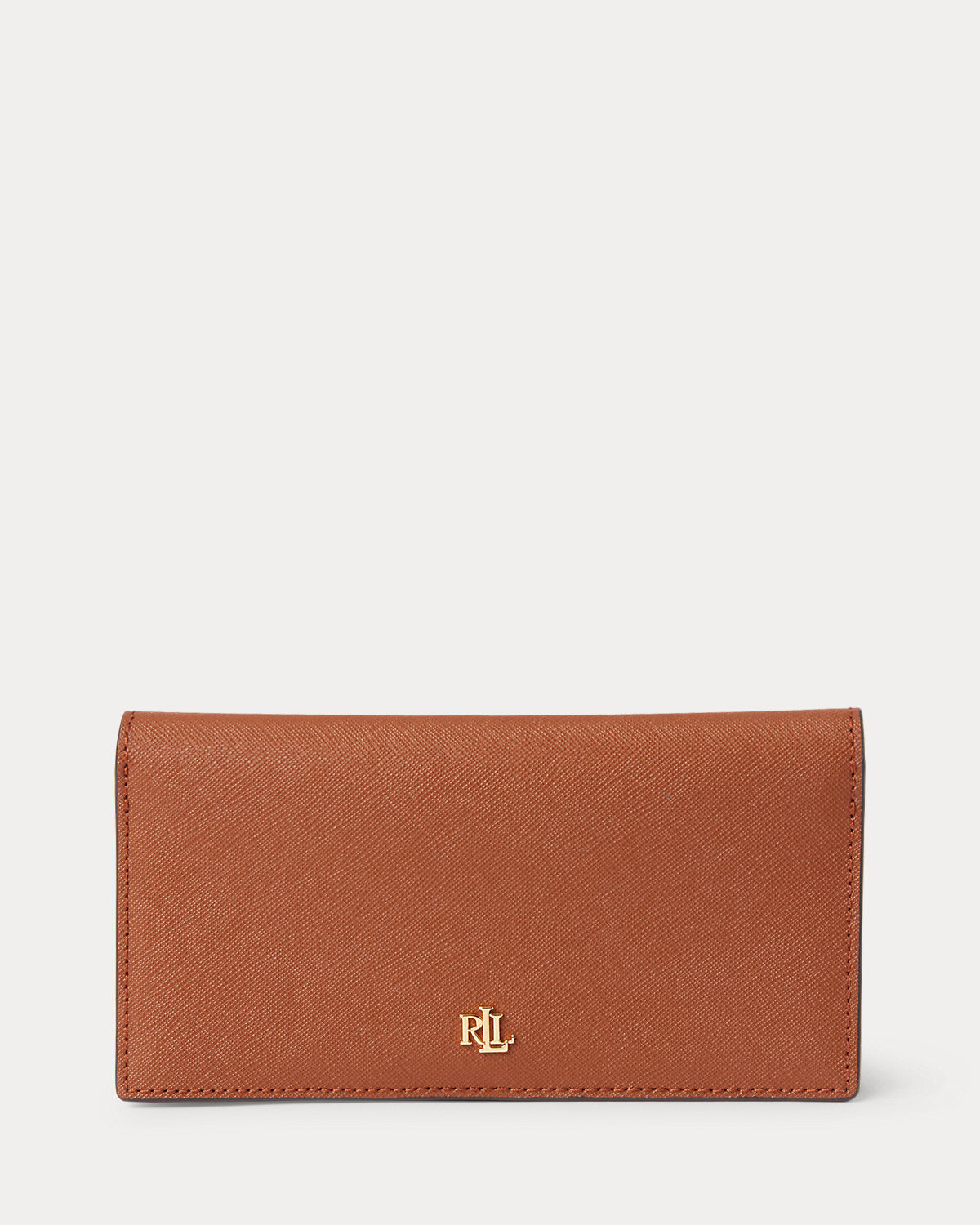 Crosshatch Leather Slim Wallet