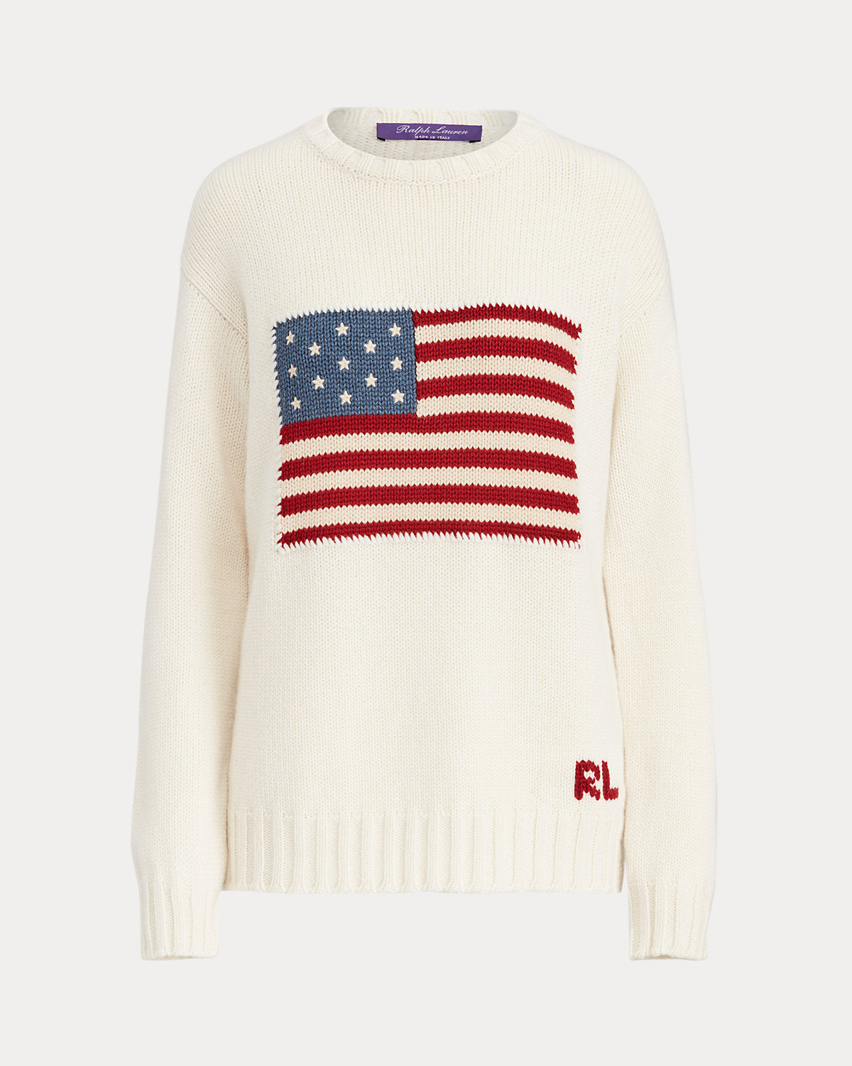 Women's Flag Cashmere Crewneck Sweater