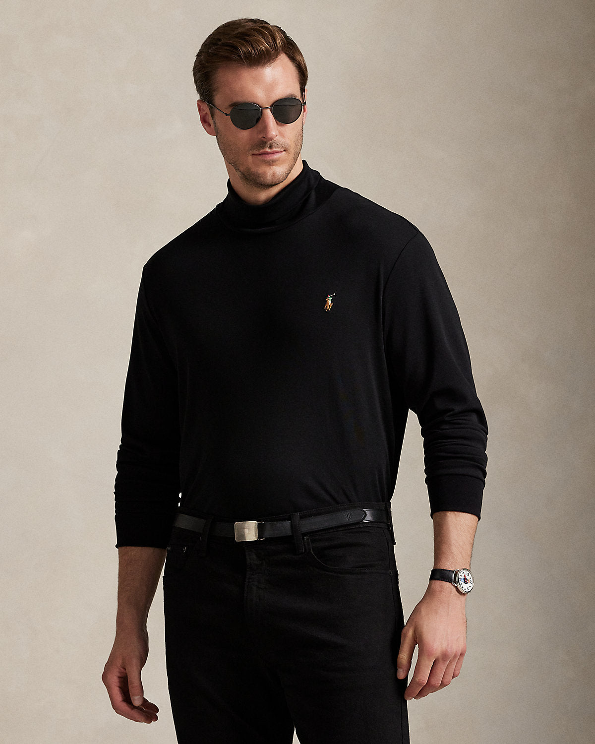 Soft Cotton Turtleneck