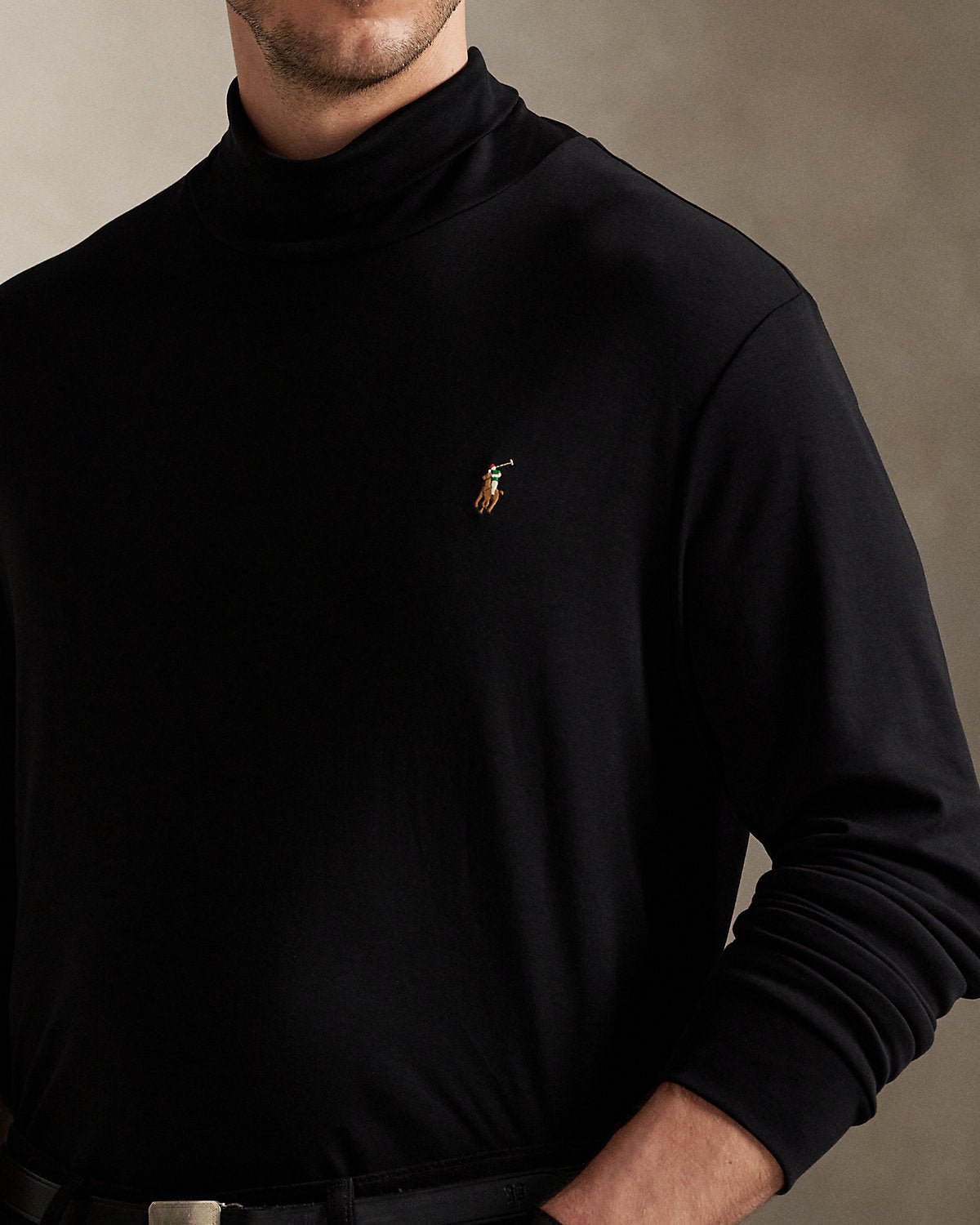 Soft Cotton Turtleneck