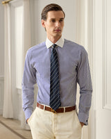 Medium Blue And White