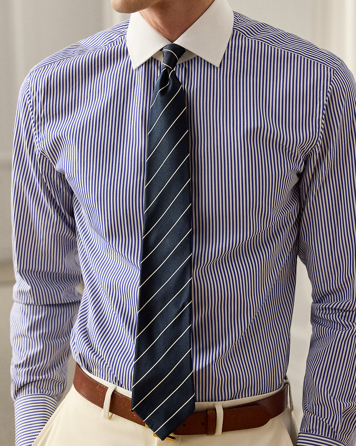 Bengal-Stripe French Cuff Shirt