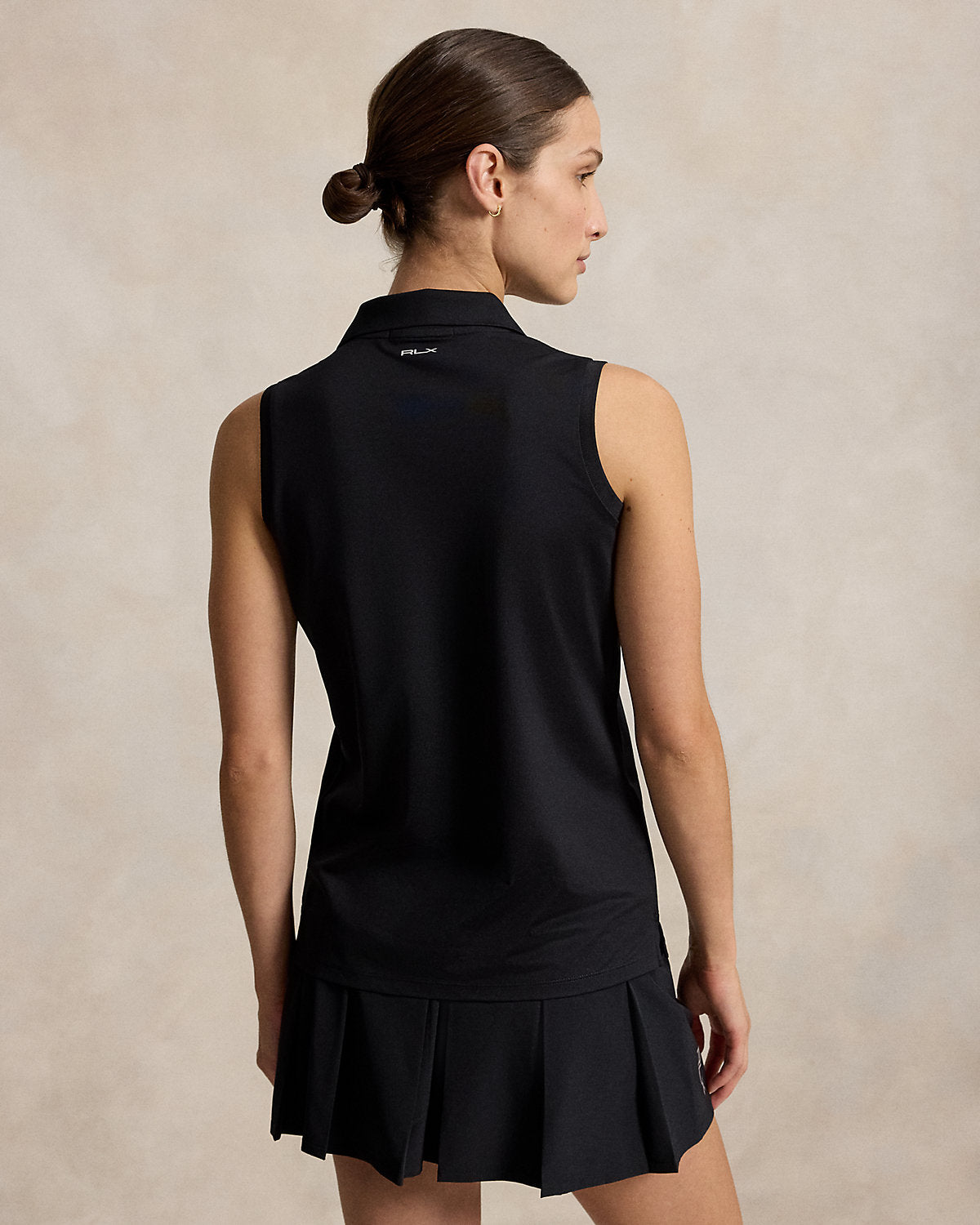 Classic Fit Piqu¨¦ Sleeveless Polo Shirt