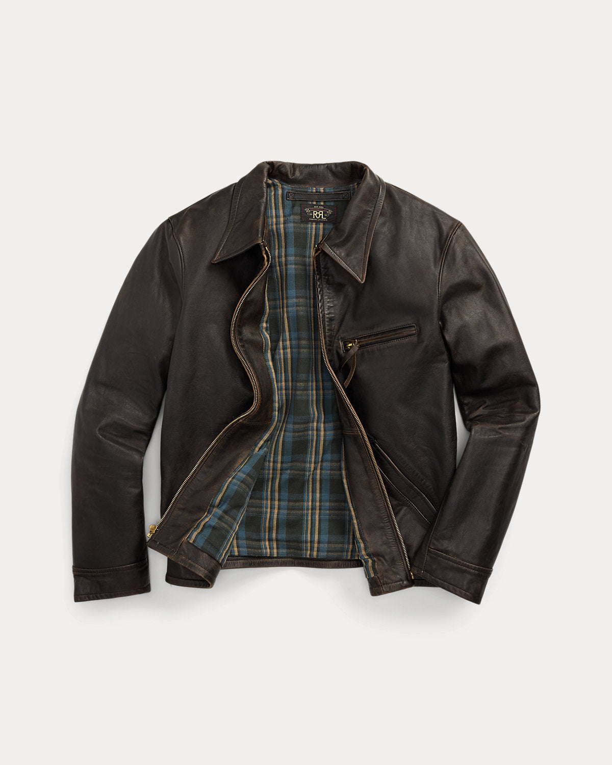 Leather Newsboy Jacket