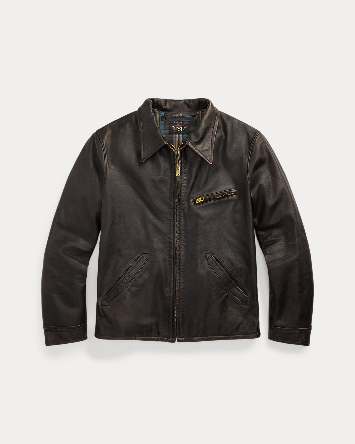Leather Newsboy Jacket