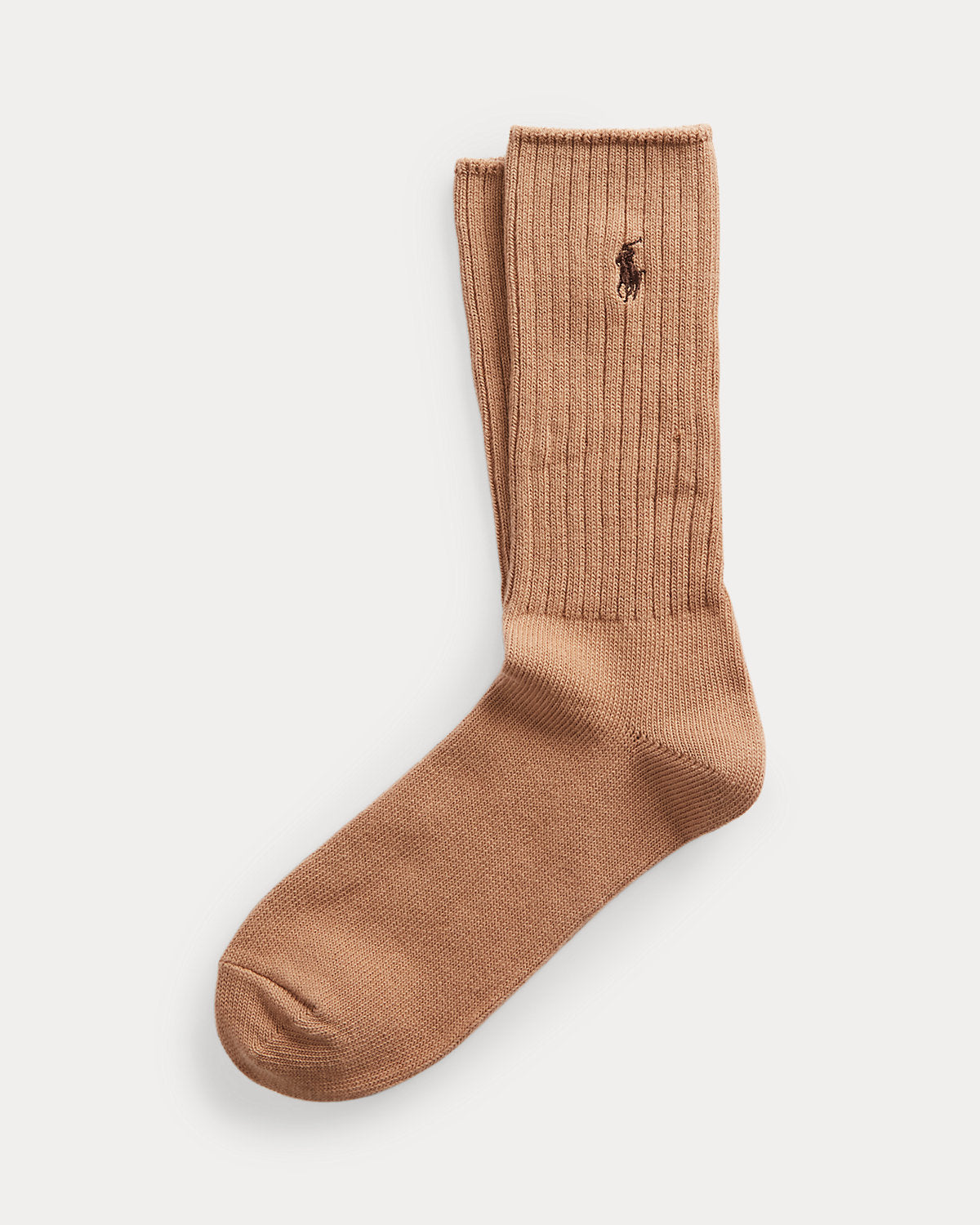 Signature Pony Cotton-Blend Crew Socks