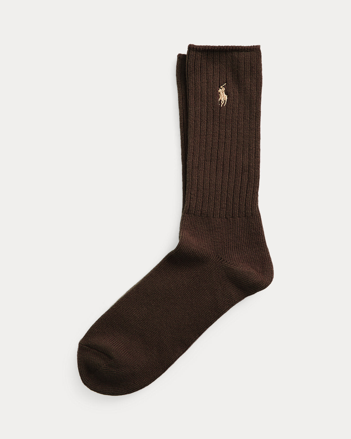 Signature Pony Cotton-Blend Crew Socks