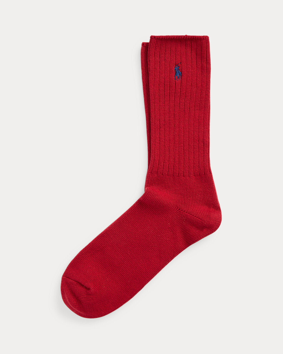 Signature Pony Cotton-Blend Crew Socks