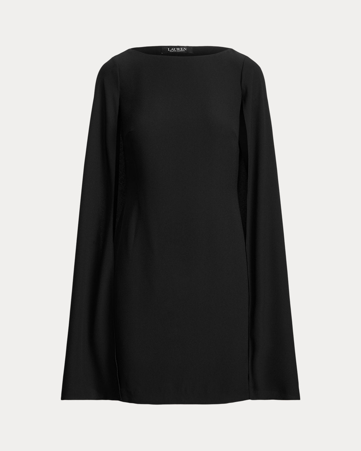 Cape Georgette Cocktail Dress